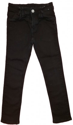 Dolge črne jeans hlače H&M