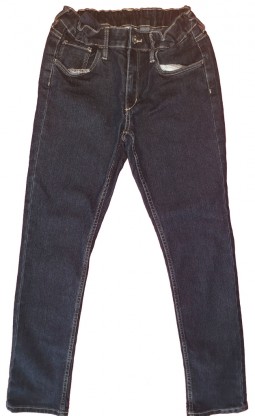 Dolge modre jeans hlače H&M