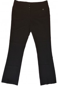 Dolge črne elegantne hlače na rob F&F