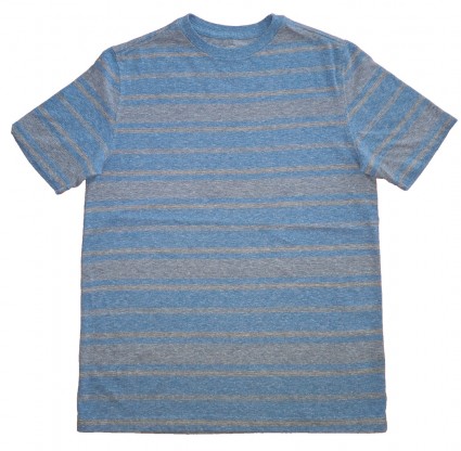 Modra črtasta kratka majica George 11-12 L