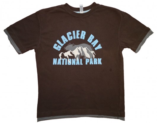 Rjava kratka majica national park 8-9 L