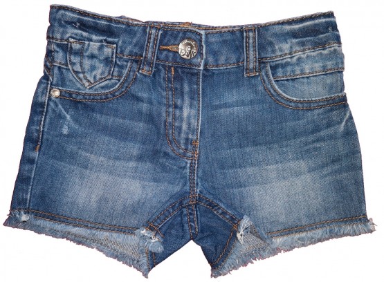 Modre jeans kratke hlače Next 3-4 L