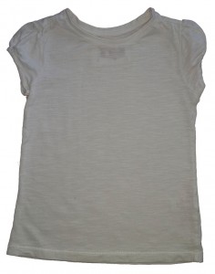 Bela kratka majica TU 3-4 L
