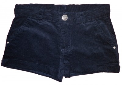 Temno modre žametne kratke hlače Young Dimension 3-4 L