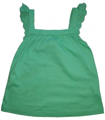 Zelena kratka majica na naramnice Girl2girl 3-4 L