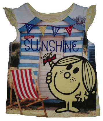 Pisana kratka majica sunshine Little Miss 3-4 L