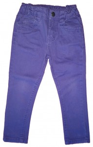 Dolge vijolične jeans hlače DenimCo 3-4 L