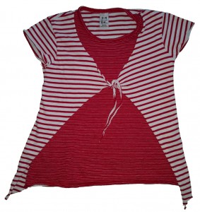 Rdeča kratka majica z bolerom Zara 3-4 L