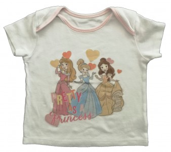 Bela kratka majica princess Disney 18-24 M