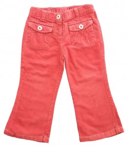 Dolge rdeče hlače M&Co. 18-24 M