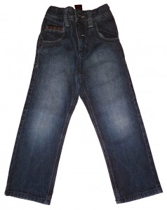 Modre dolge jeans hlače Next 4-5 L