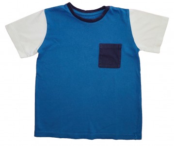 Modro-bela kratka majica Matalan