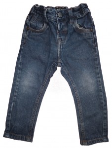 Dolge modre oprijete jeans hlače Next