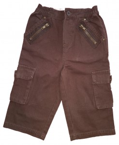 Dolge rjave široke hlače 12-18 M