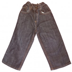 Dolge modre jeans hlače 3-4 L