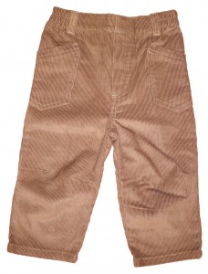 Dolge rjave žametne hlače 18-24 M