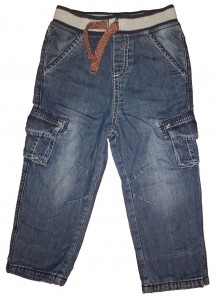 Dolge modre jeans hlače F&F