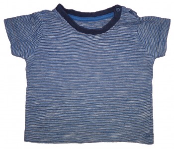 Modra črtasta kratka majica Matalan