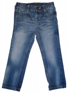 Modre dolge jeans hlače Miniclub 18-24 M