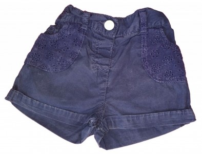 Temno modre kratke hlače George 12-18 M