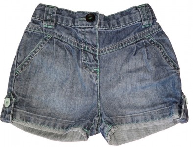 Modre jeans kratke hlače Next 12-18 M