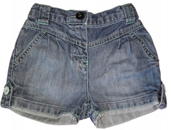Modre jeans kratke hlače Next 12-18 M