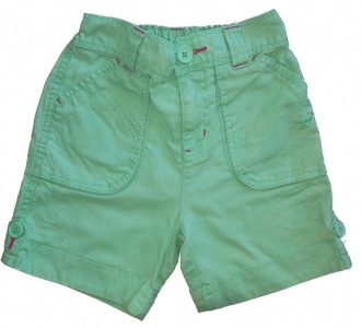 Zelene lanene kratke hlače z visokim pasom Cherokee 5-6 L