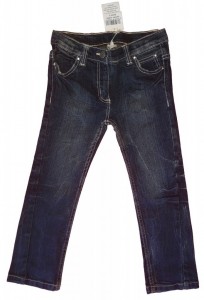 Dolge modre jeans hlače nove Funky Diva 5-6 L