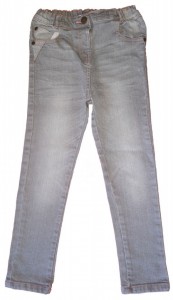 Dolge sive jeans hlače George 5-6 L