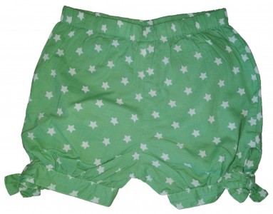 Zelene kratke hlače z belimi zvezdicami Next 3-6 M