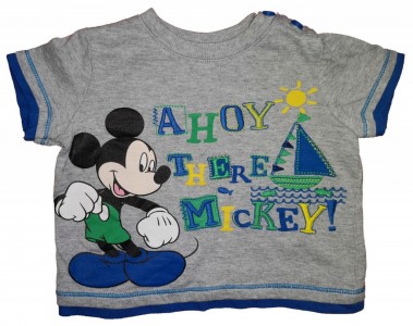 Siva kratka majica mickey mouse Disney