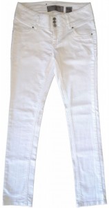 Bele dolge jeans hlače W27, L30 Vero Moda