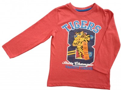 Rdeča dolga majica tigers Rebel