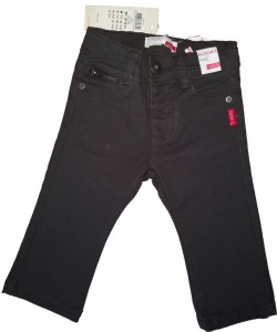 Temno sive dolge jeans hlače Name It 9-12 M