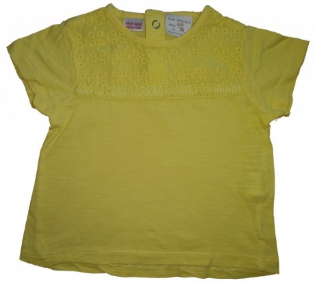 Rumena kratka majica Zara 6-9 M