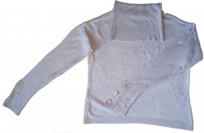 Bež pleten puli pulover širok kratek model Primark