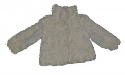 Umazano bela kosmata prehodna jaknica/plašček Early Days 6-9 M