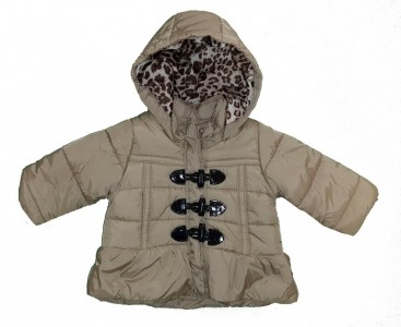 Bež zimska jakna podložena s flisom Matalan 3-6 M
