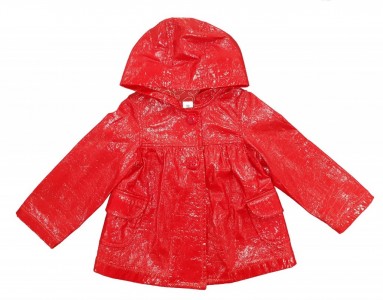 Rdeča jaknica s kapuco 18-24 M