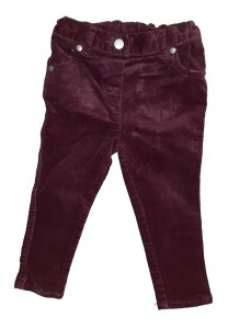 Dekliške žametne hlače 12-18 M
