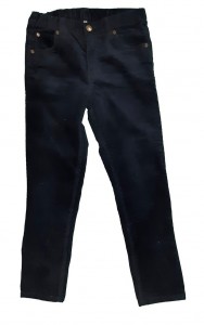 Žametne hlače z nastavljivim pasom 10-12 L