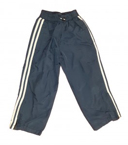 Modre športne hlače s črto 3 L
