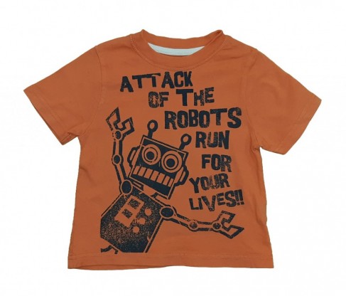 Majica z robotom 2-3 L