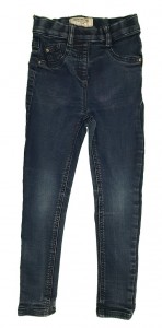 Jeans jeggins modre hlače 4-5 L