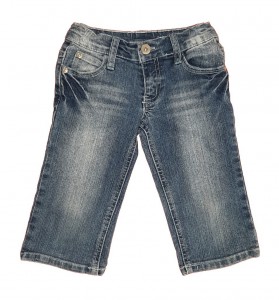 3/4 jeans hlače z regulacijo 4-5 L