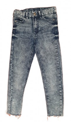 Jeans hlače s spranim videzom 5-6 L