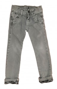 Sive jeans hlače 3-4 L