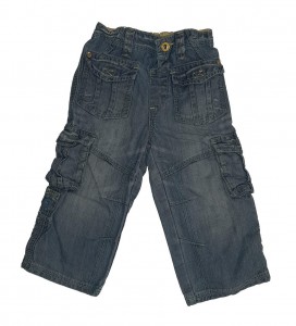Jeans hlače z žepi 12-18 M