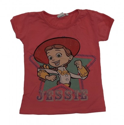 Kratka majica s potiskom punčke Jessie 6-7 L