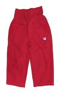Rdeče podložene hlače z elastičnim pasom 18-24 M